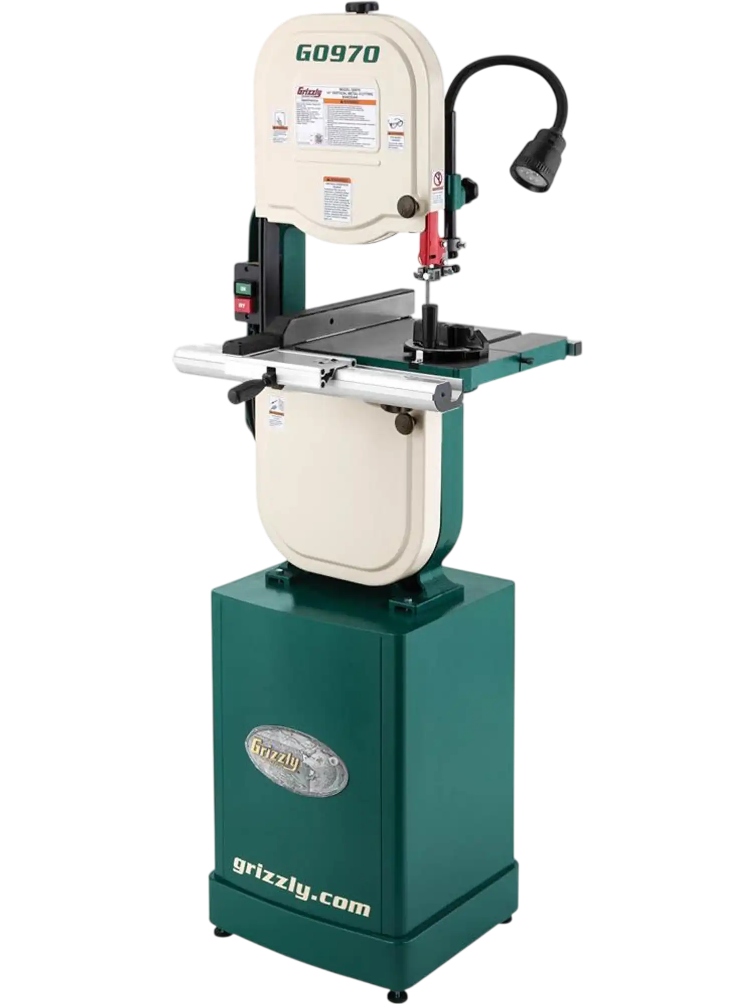 Grizzly G0970 Vertical Metal Bandsaw 14
