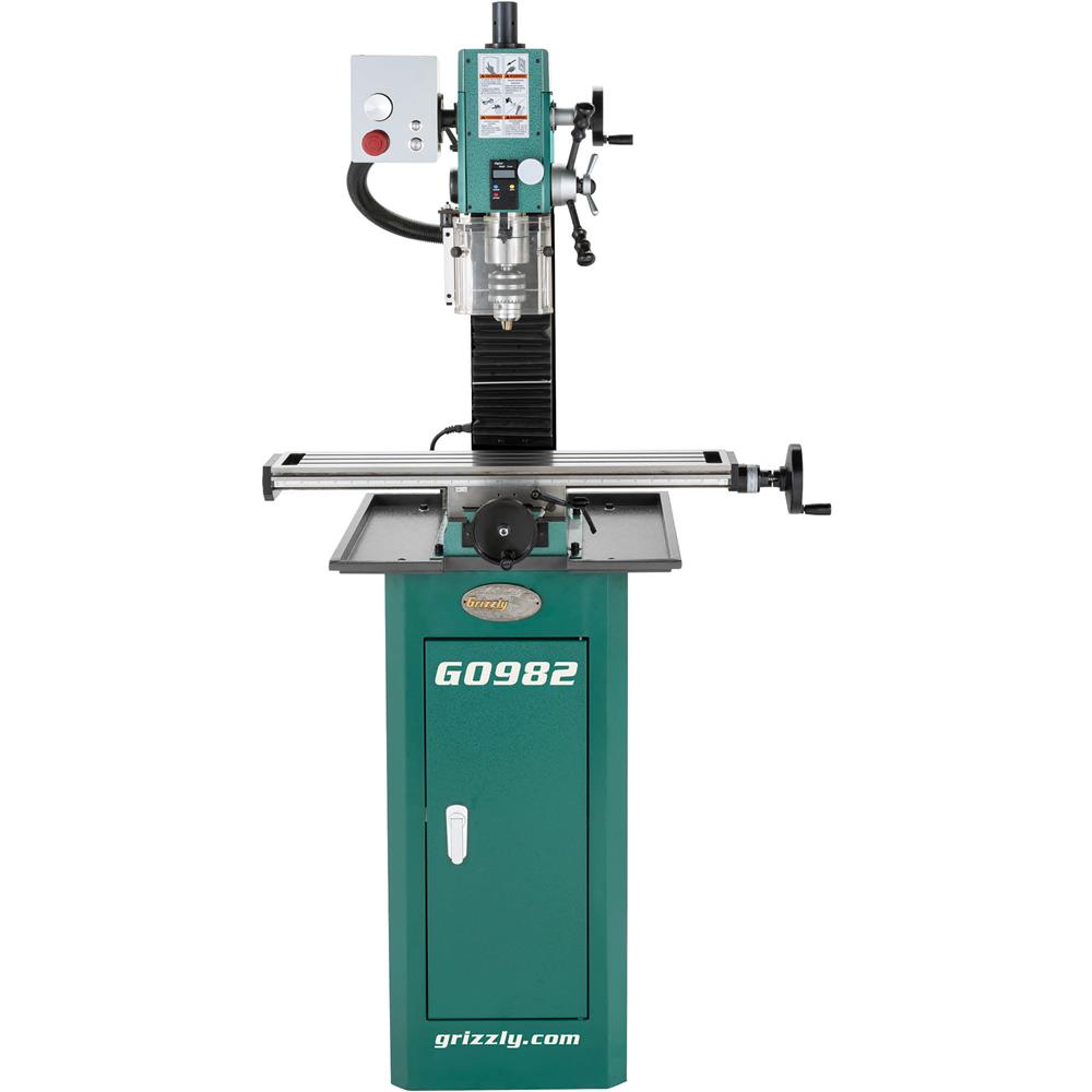 Grizzly G0982 - 6" x 27" Variable-Speed Mill/Drill with Stand
