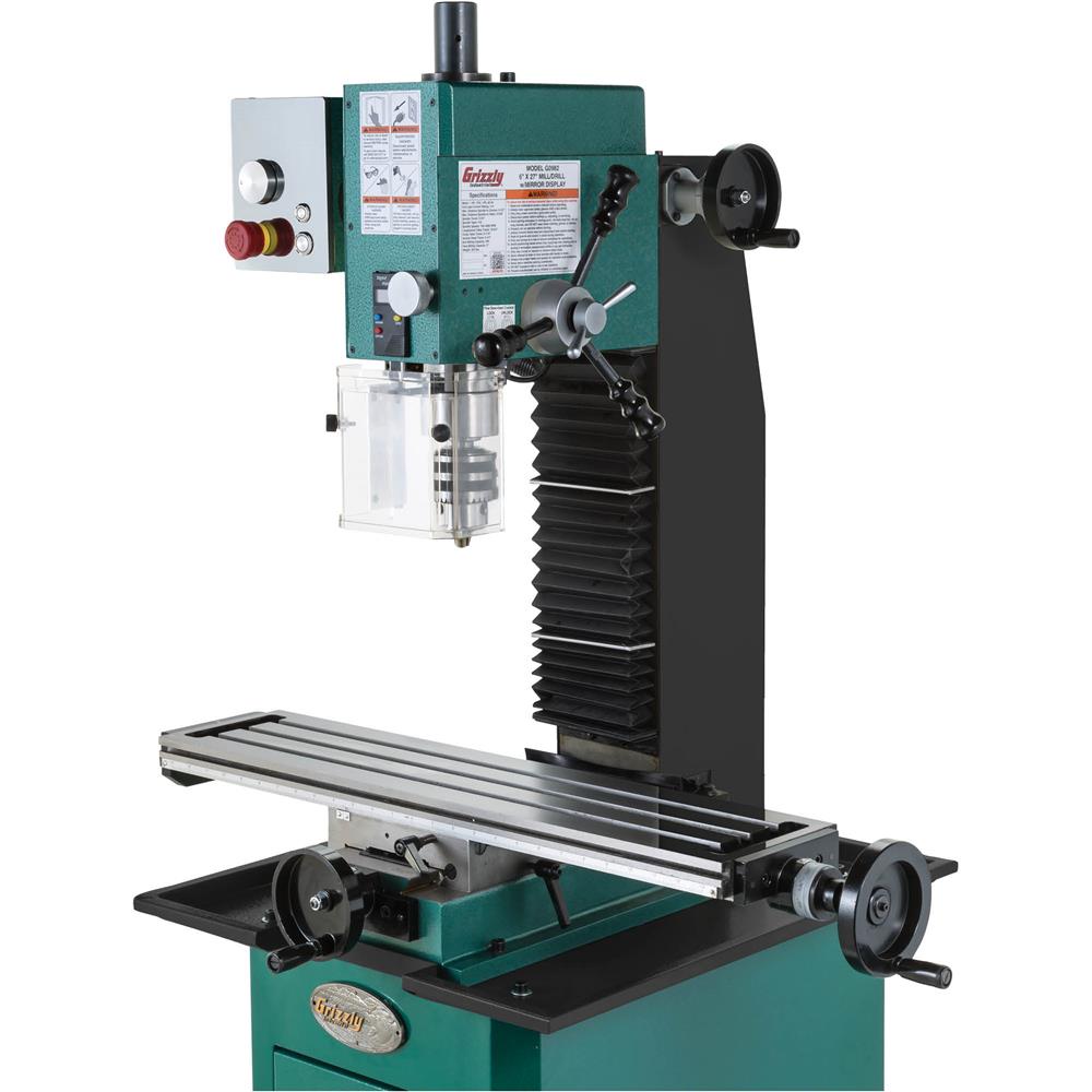 Grizzly G0982 - 6" x 27" Variable-Speed Mill/Drill with Stand