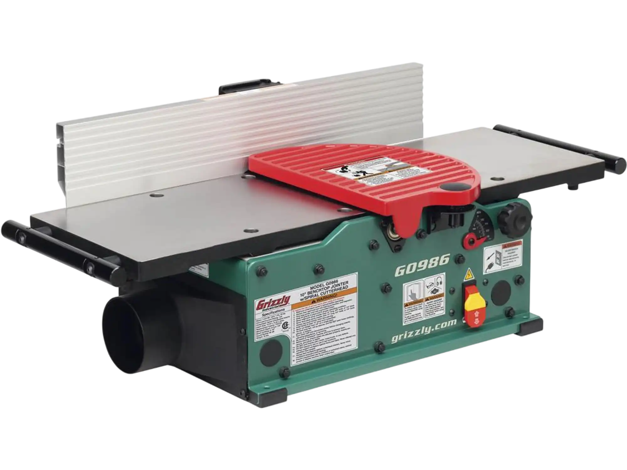 Grizzly G0986 Benchtop Jointer 10