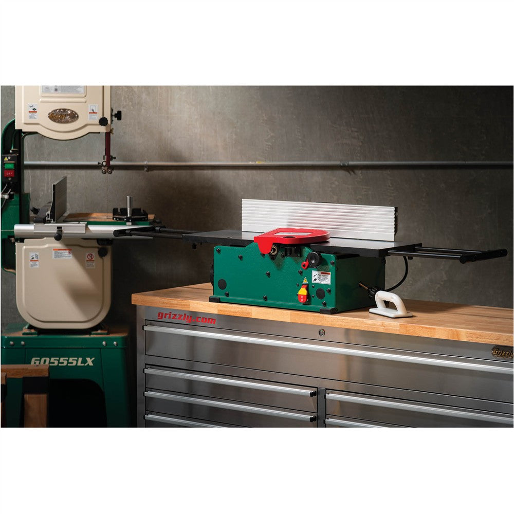 Grizzly G0986 - 10" Benchtop Jointer with Spiral-Type Cutterhead