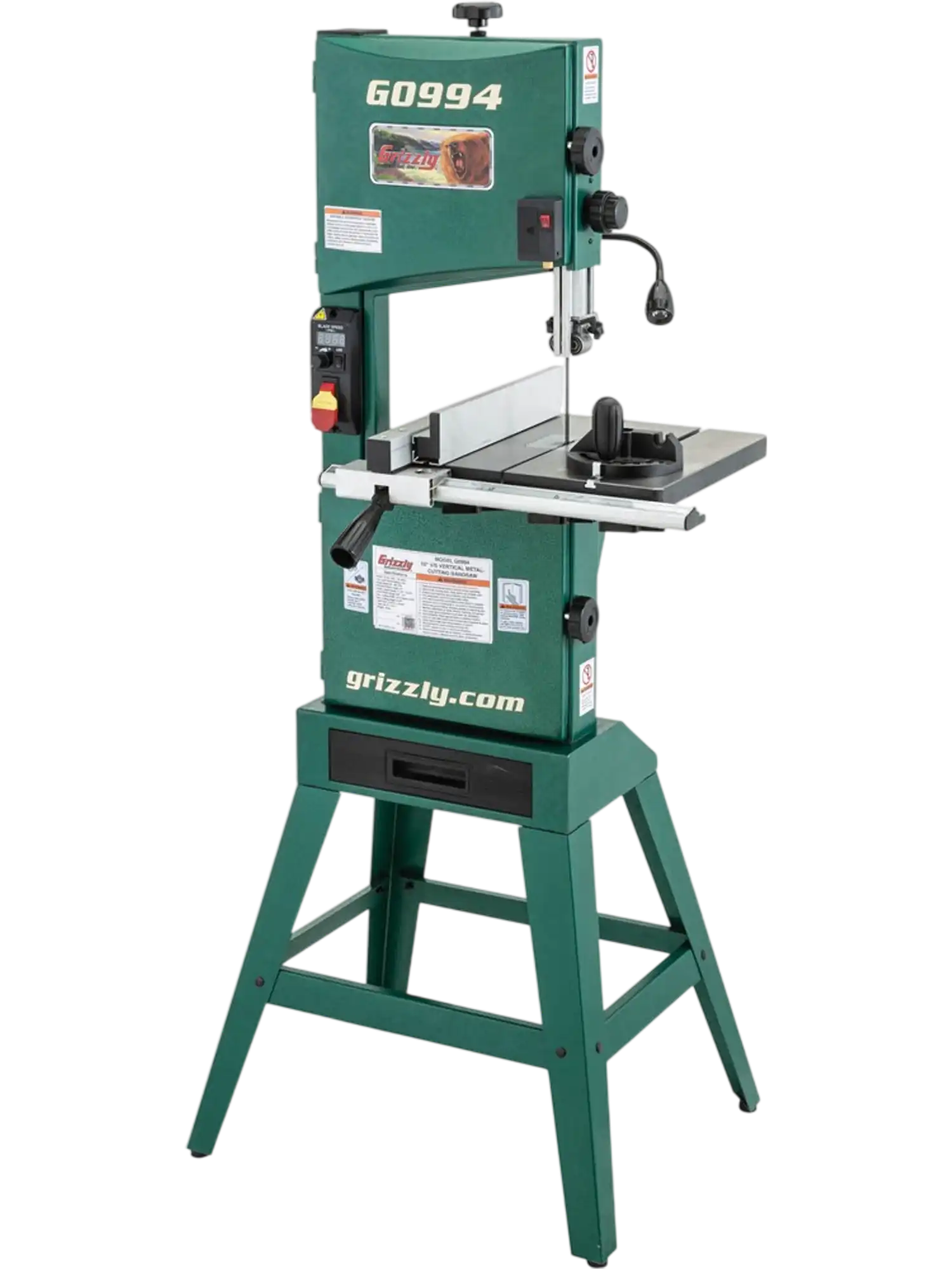Grizzly G0994 Vertical Metal Bandsaw 10