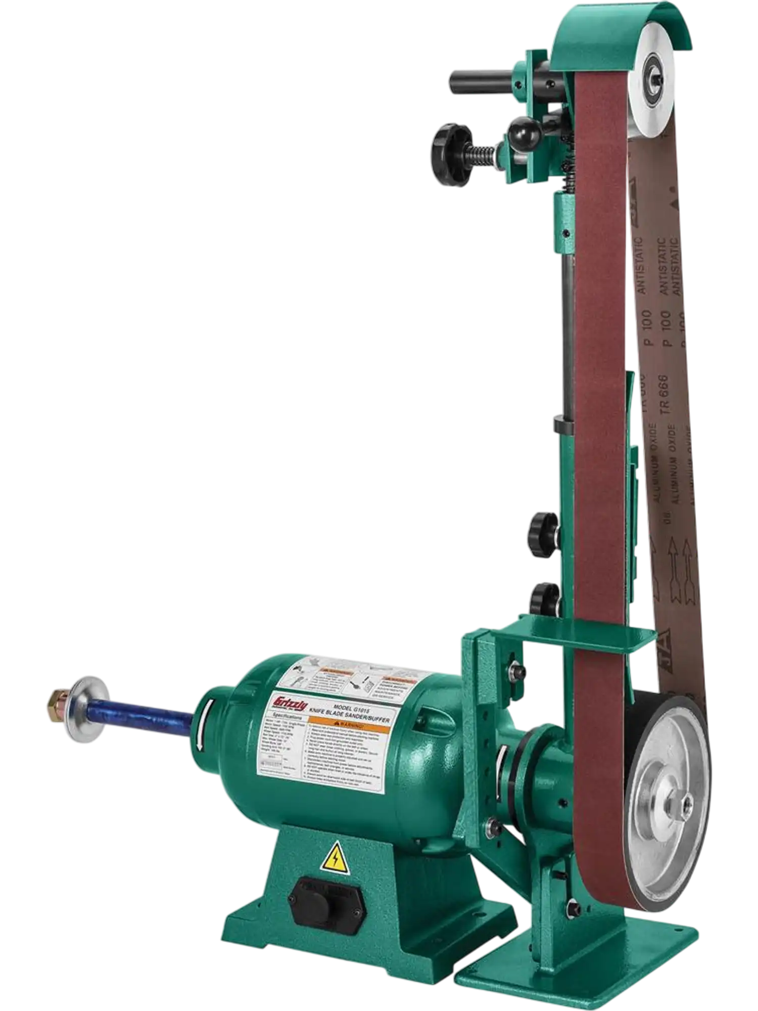 Grizzly G1015 Belt Grinder Knife Grinder Sander Buffer New