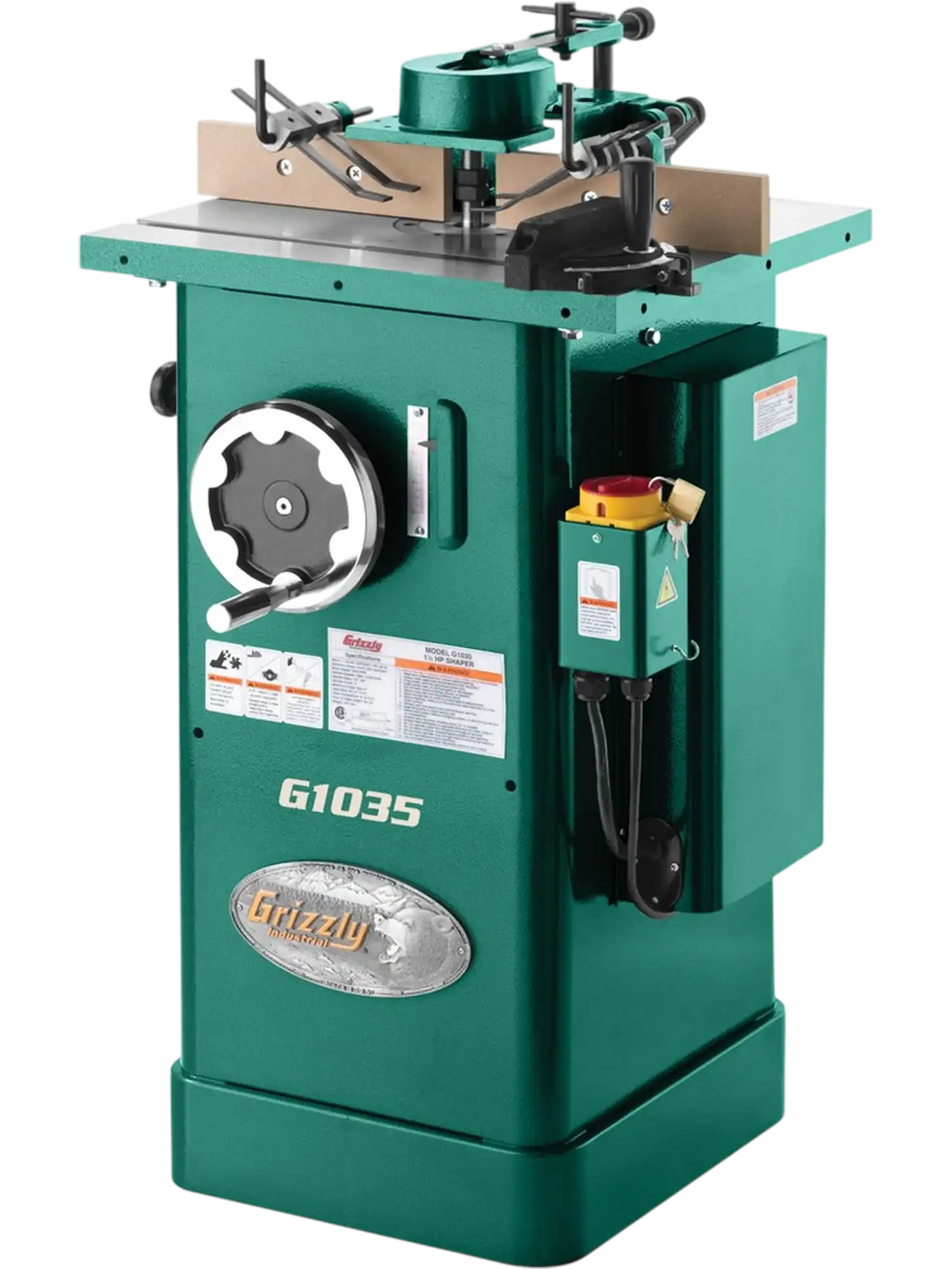 Grizzly G1035 - 1-1/2 HP Shaper