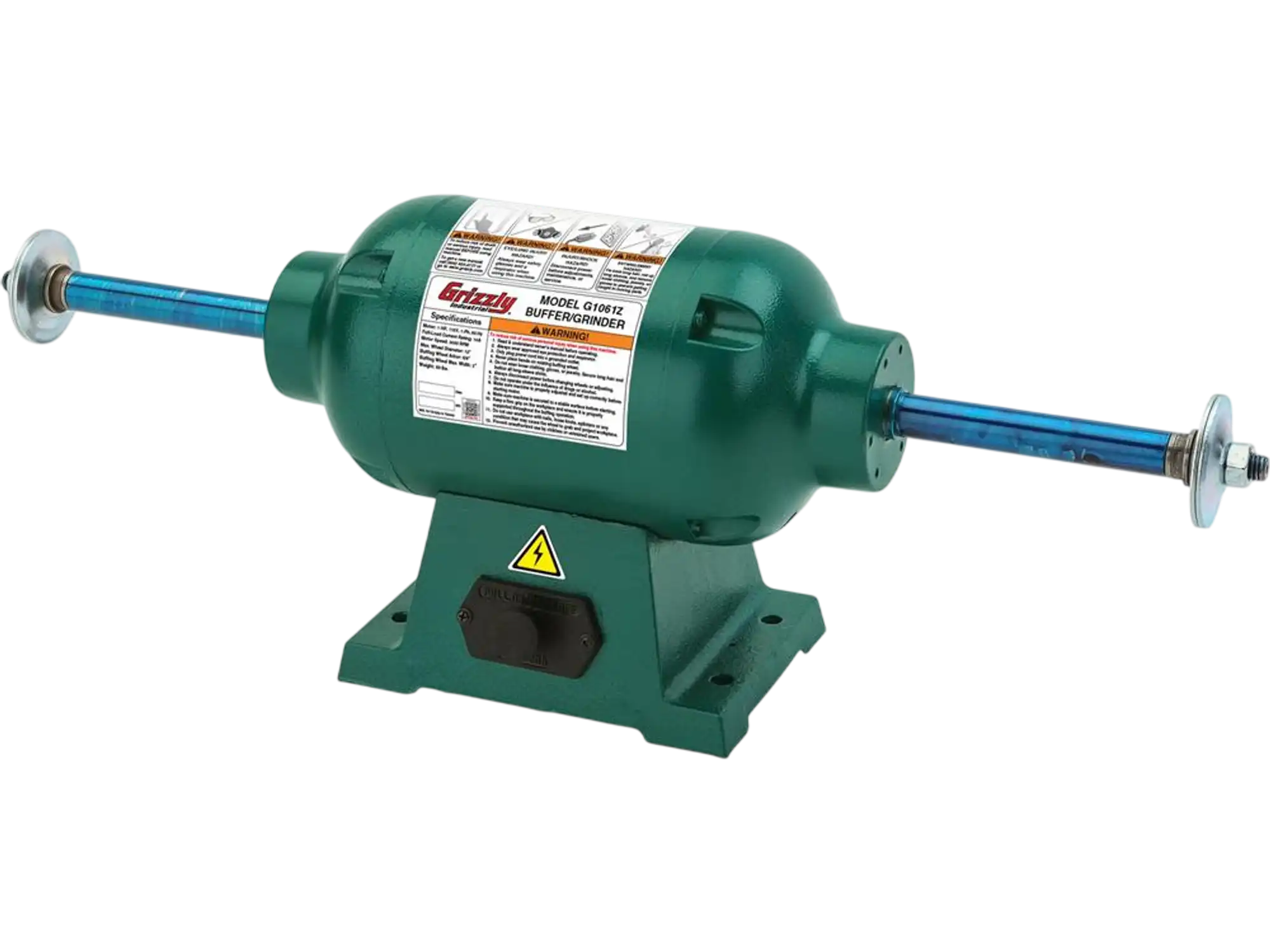 Grizzly G1061Z Buffer 1 HP 1725 RPM New