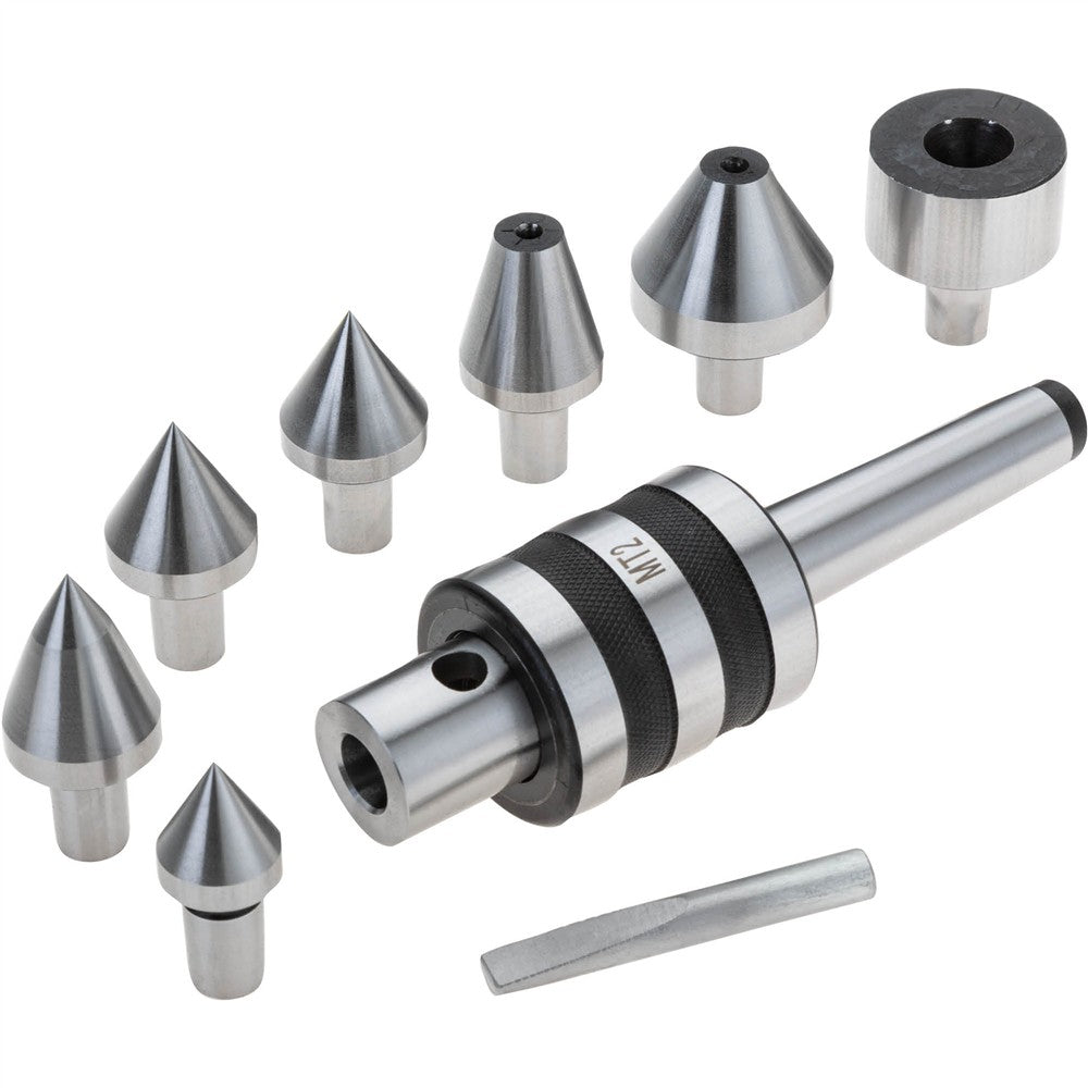 Grizzly G1069 - Live Center Set - Taper: MT2