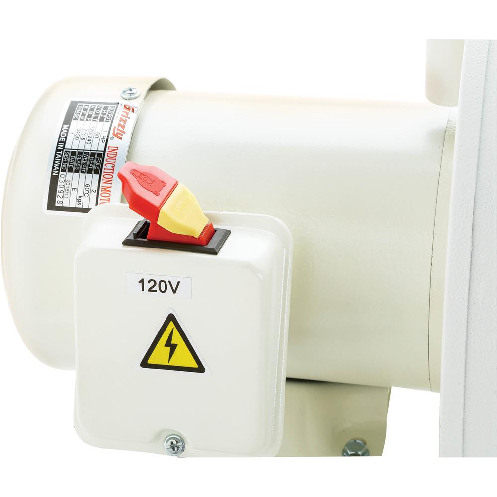 Grizzly G1163P - 1 HP Light Duty Dust Collector - Polar Bear Series