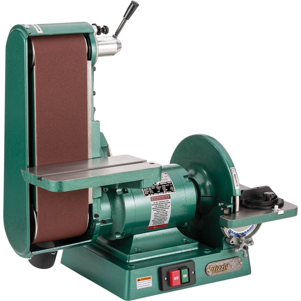 Grizzly G1183 - 6" x 48" Belt/12" Disc Combo Sander, 3450 RPM
