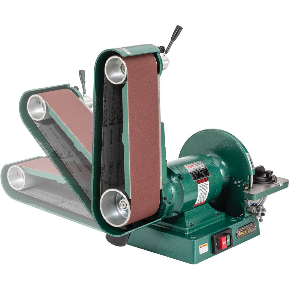 Grizzly G1183 - 6" x 48" Belt/12" Disc Combo Sander, 3450 RPM