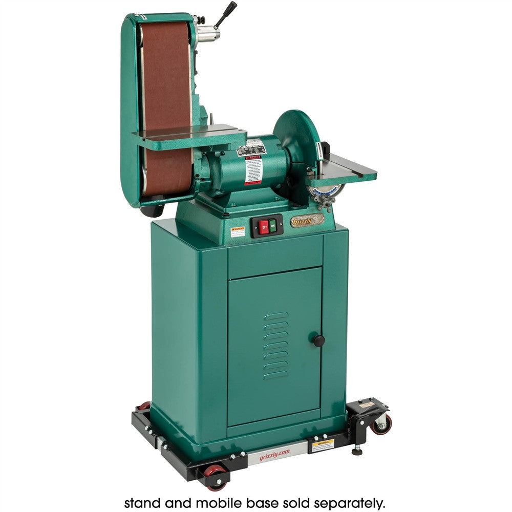 Grizzly G1183 - 6" x 48" Belt/12" Disc Combo Sander, 3450 RPM