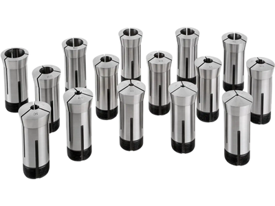 Grizzly G1238 Lathe Tooling Collets 15-Pc Precision 5-C Collets Set New