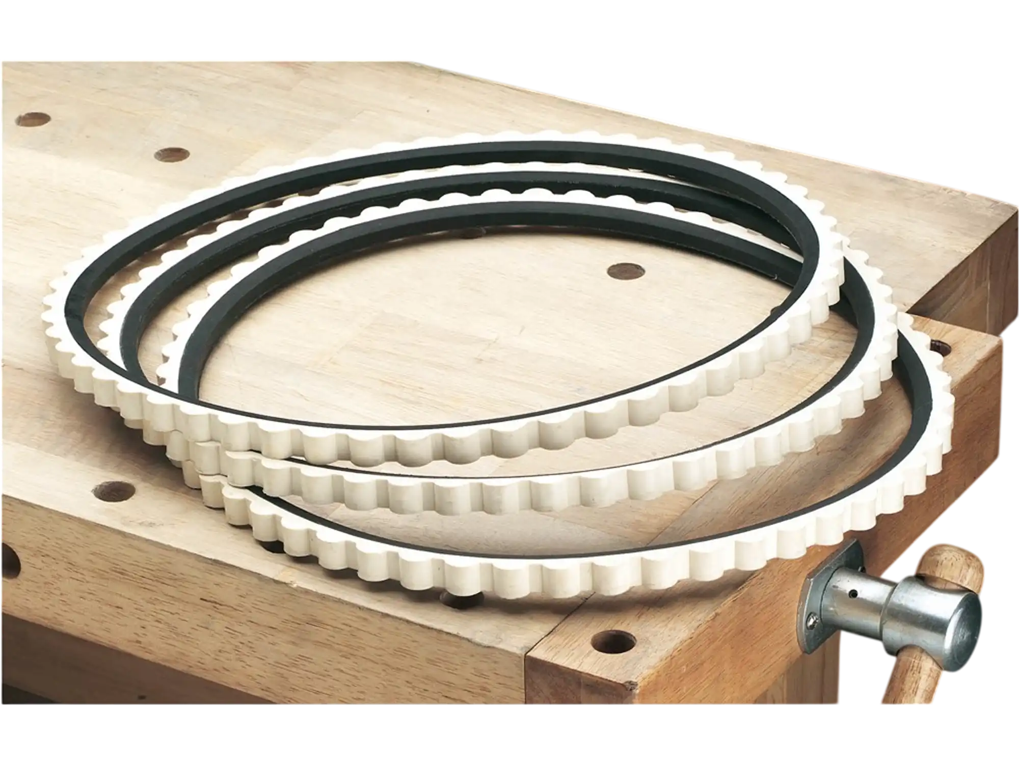 Grizzly G1543 Power Feeder Accessories 3 pc Belt Kit for Pro-Track New