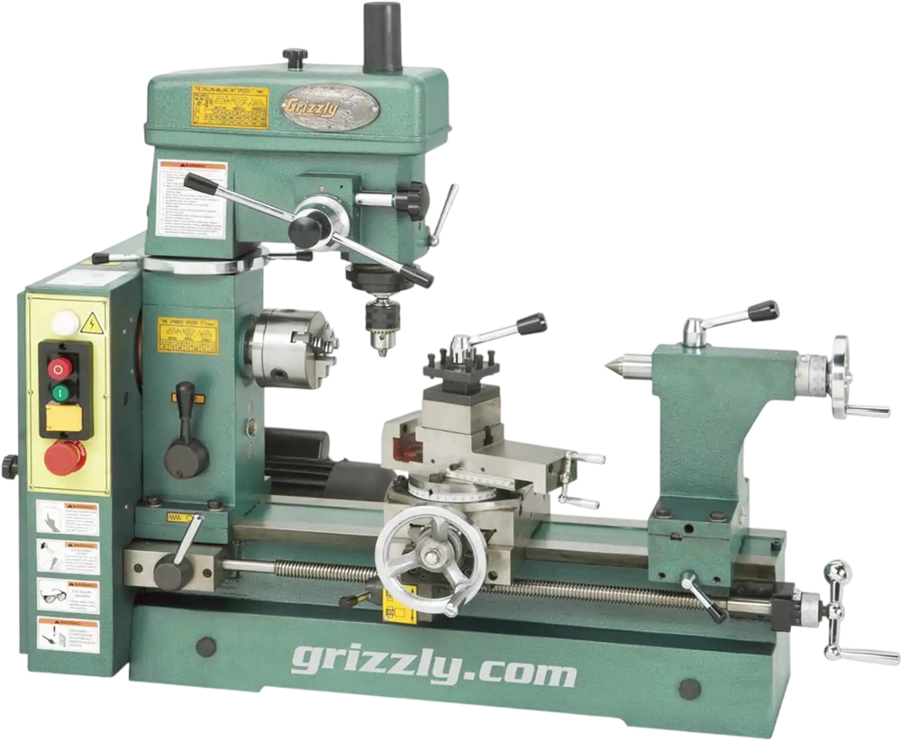 Grizzly G4015Z - 19-3/16" 3/4 HP Combo Lathe/Mill