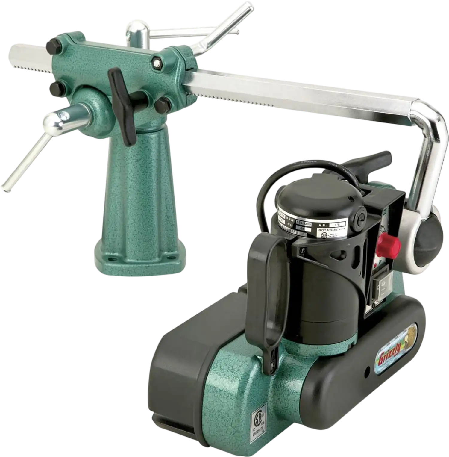 Grizzly G4173 Power Feeder 1/8 HP Variable-Speed 3-Roller Single-Phase New