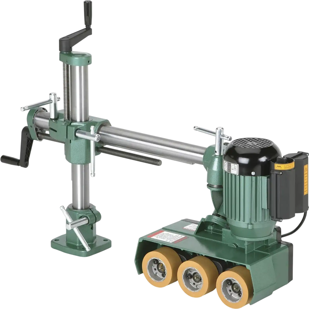 Grizzly G4179 - 1/2 HP 4-Speed 3-Roller Power Feeder, Single-Phase