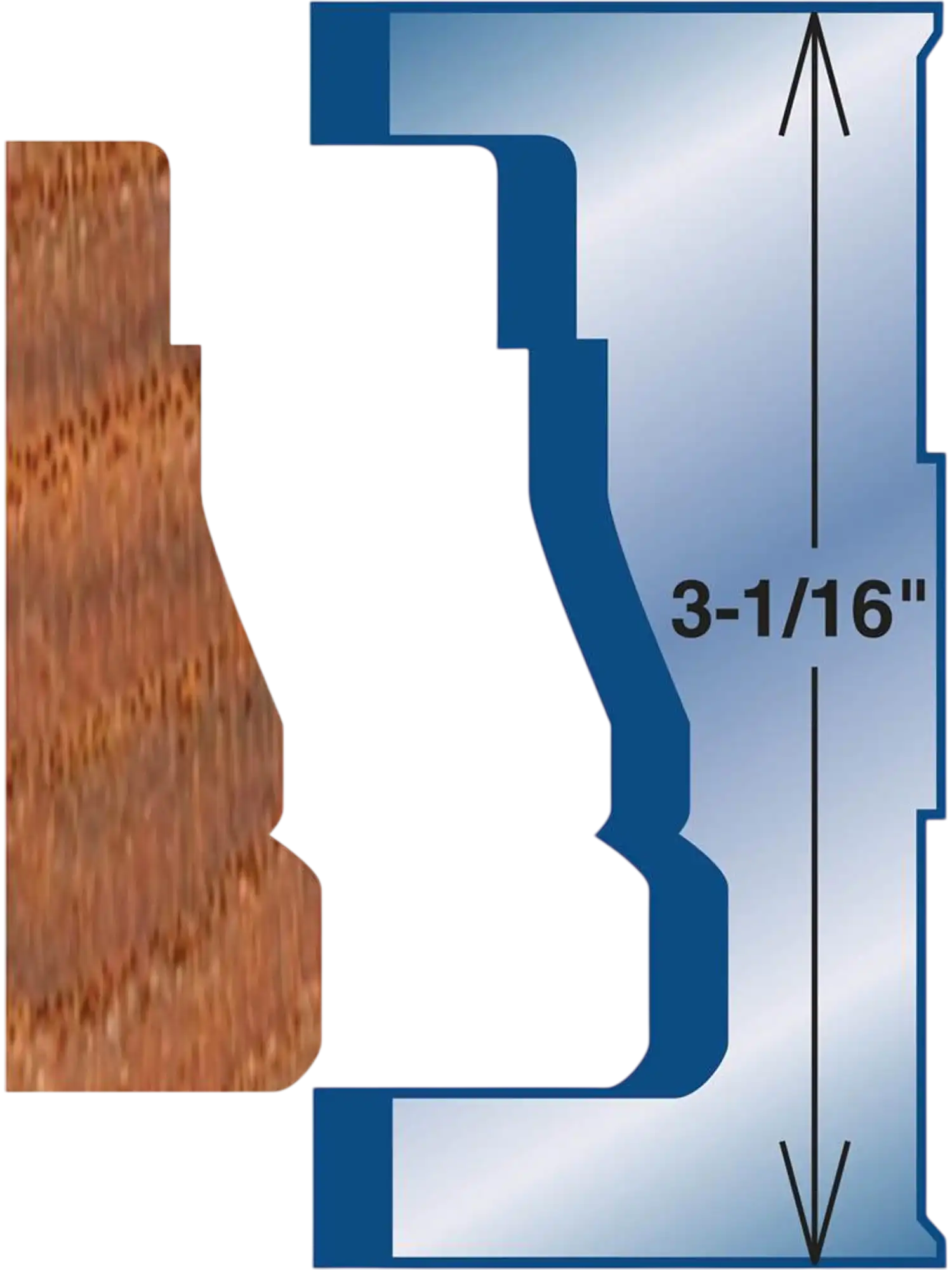 Grizzly G4527 Profile Knives Moulding Knife Casing New