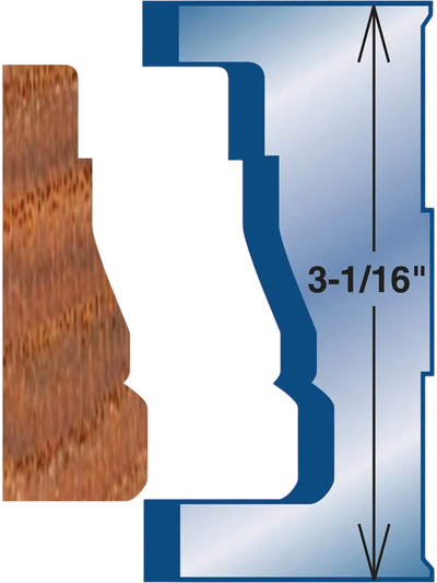 Grizzly G4527 Profile Knives Moulding Knife Casing New