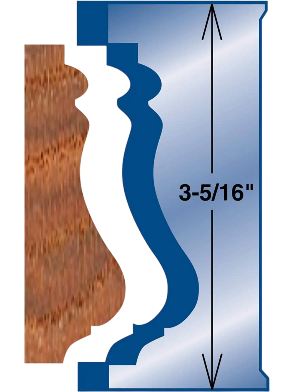 Grizzly G4529 - Moulding Knife - Casing