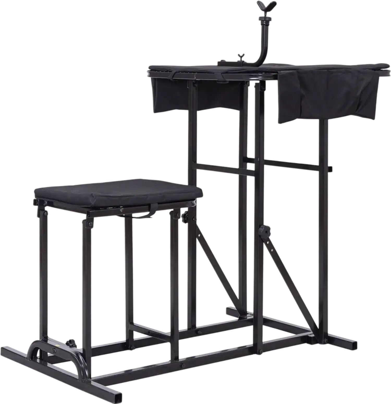 Costway Foldable Shooting Bench Adjustable Height Table 69784532 New