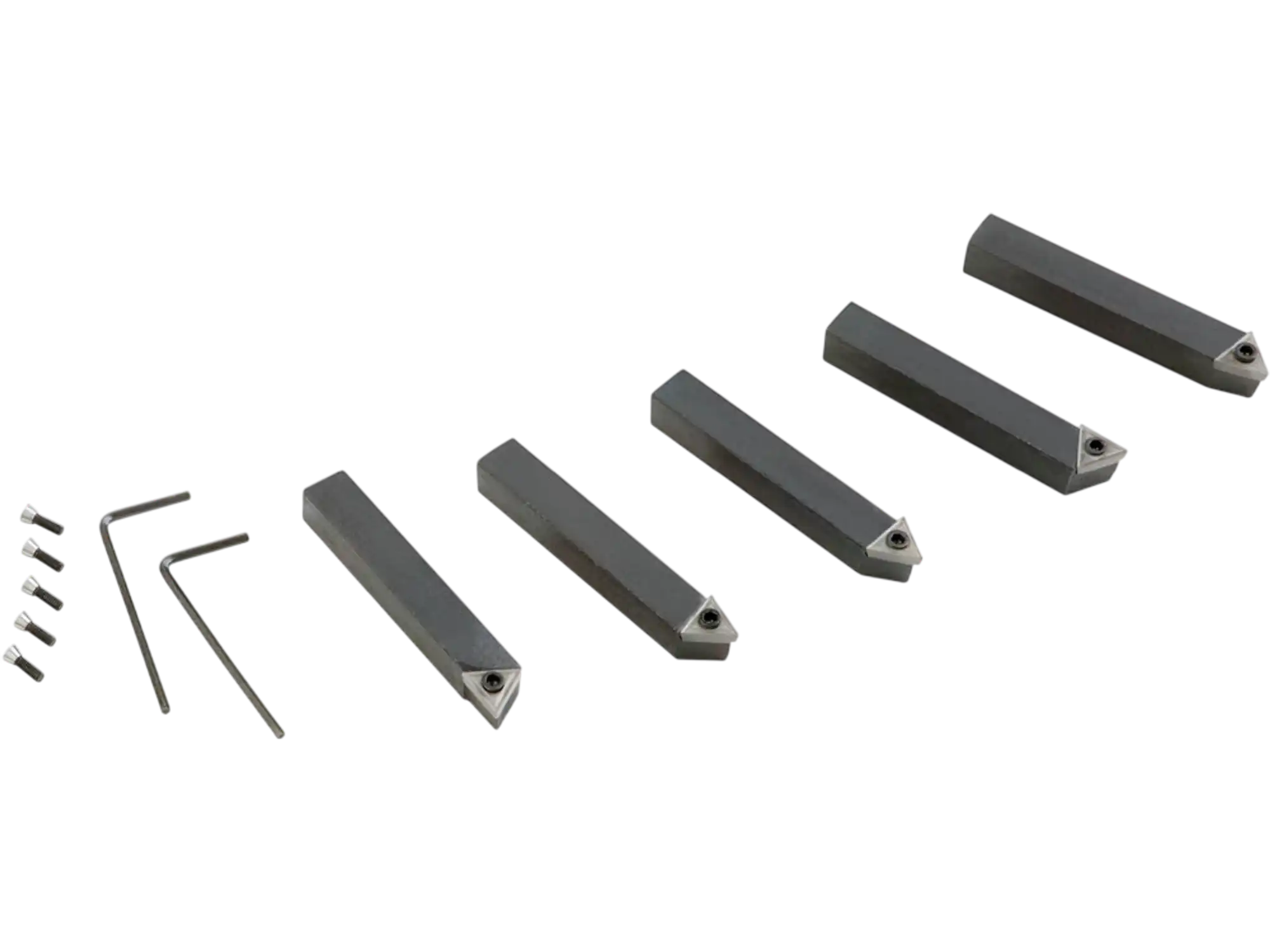 Grizzly G5639 Tool Bits 5 pc Indexable Carbide Tool Bit Set 3/8