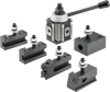 Grizzly G5689 - Quick Change Tool Post Set - 10" Swing