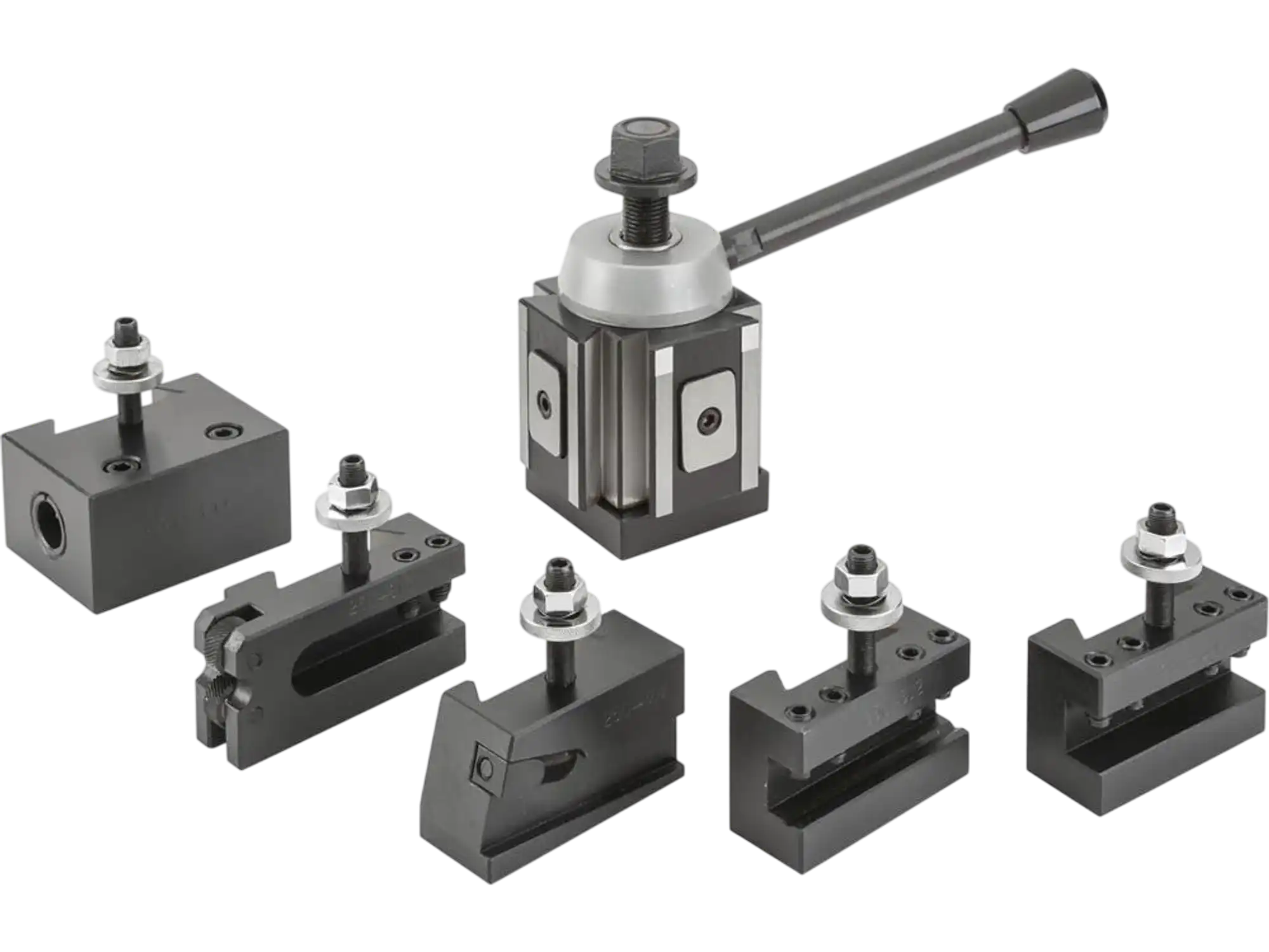 Grizzly G5691 Lathe Tool Post Set Quick Change 13