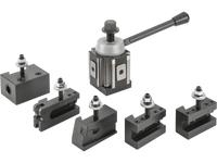 Grizzly G5691 - Quick Change Tool Post Set - 13