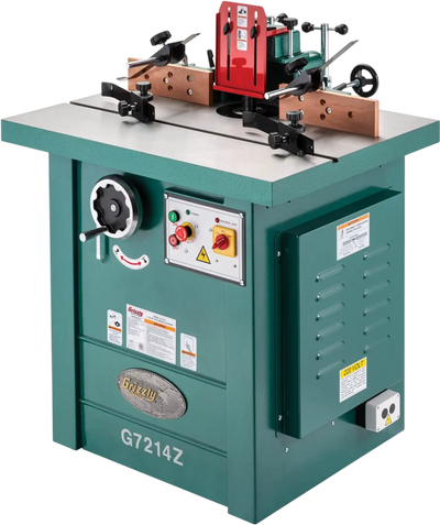 Grizzly G7214Z Spindle Shaper 7-1/2 HP 3-Phase New