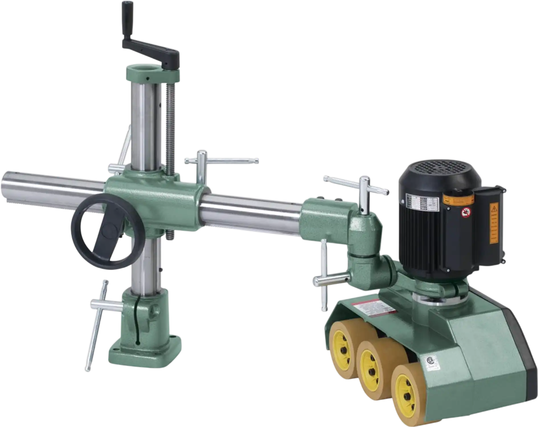 Grizzly G7873 Power Feeder 1 HP 4-Speed 3-Roller 3-Phase New