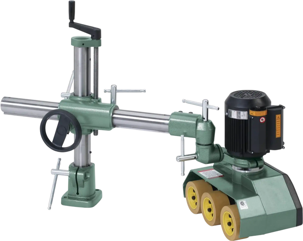 Grizzly G7873 - 1 HP 4-Speed 3-Roller Power Feeder, 3-Phase