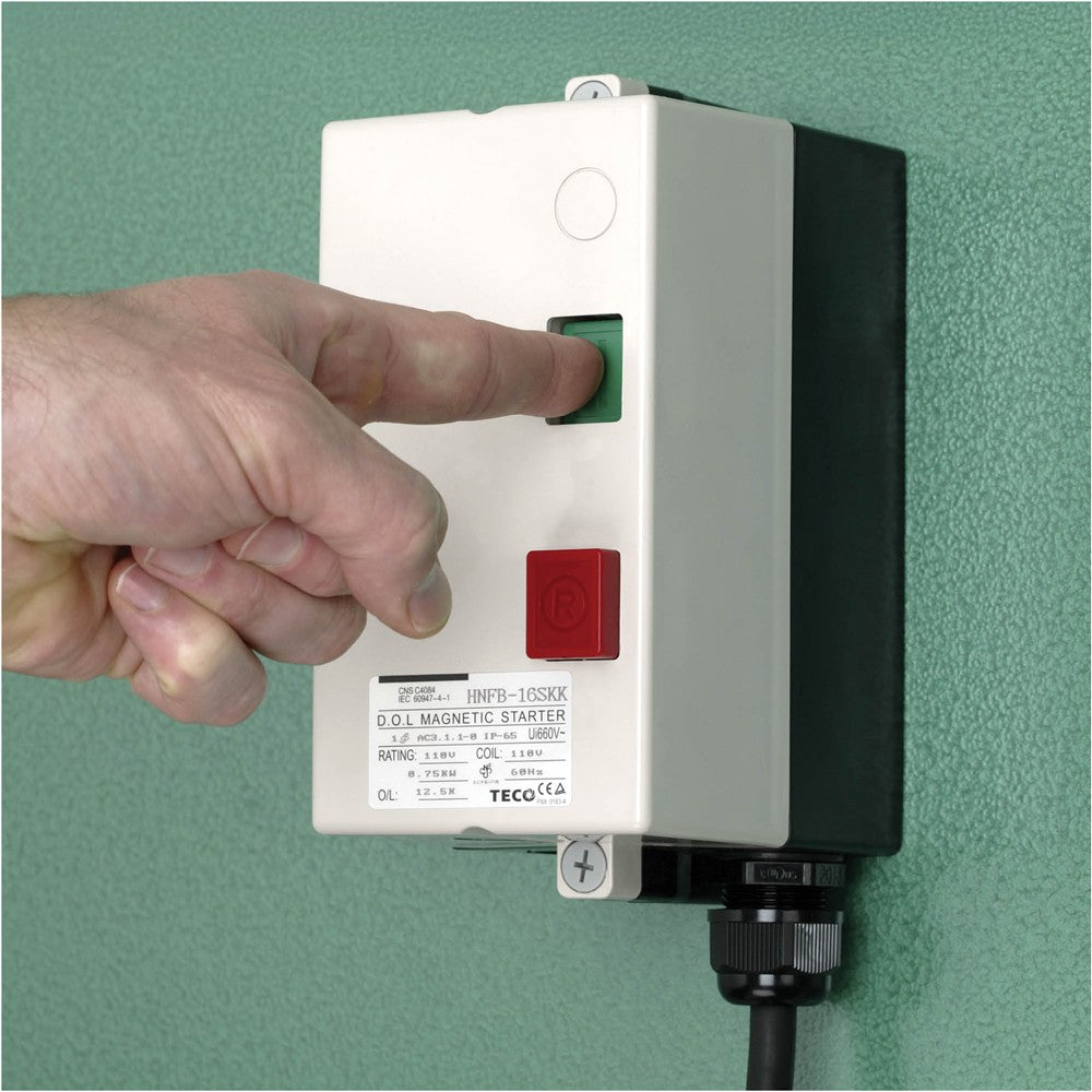Grizzly G8290 - Magnetic Switch, Single-Phase - 110V Only, 1 HP