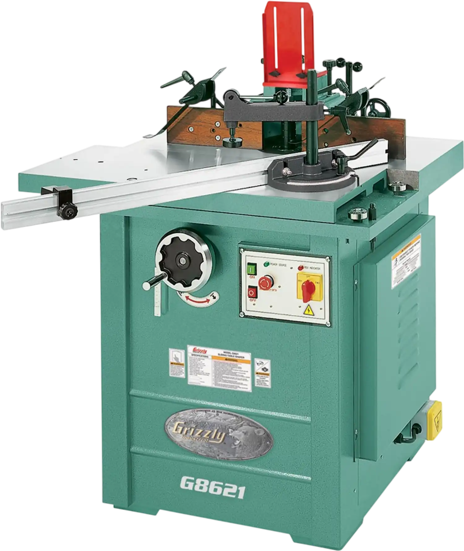 Grizzly G8621 Sliding Table Shaper 5 HP New