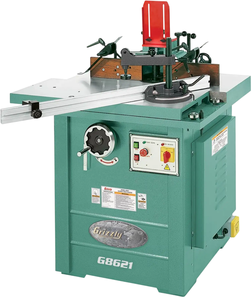 Grizzly G8621 - 5 HP Sliding Table Shaper