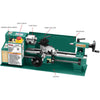 Grizzly G8688 - 7" x 12" Mini Metal Lathe