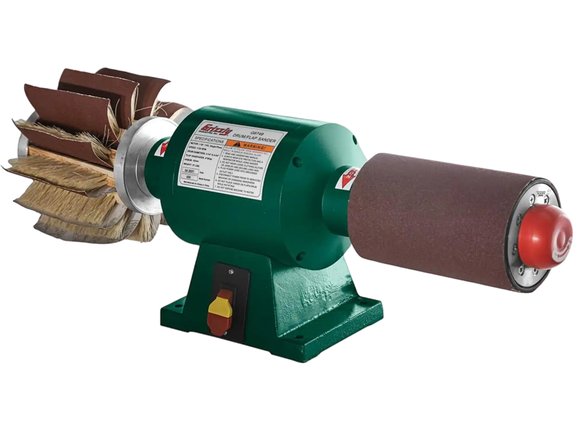 Grizzly G8749 Drum Sander Flap Sander New