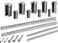 Grizzly G9774 - Keyway Broach Sets - 18 pc. HSS