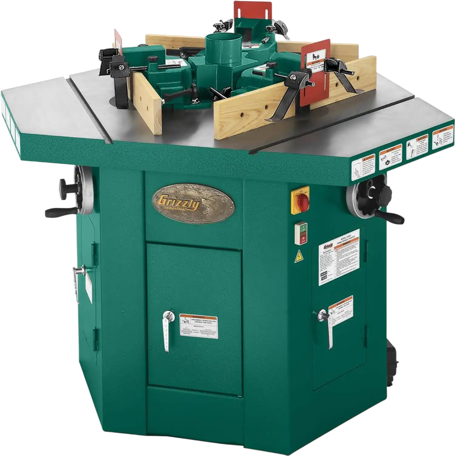 Grizzly G9933 Shaper 3 HP Three-Spindle New