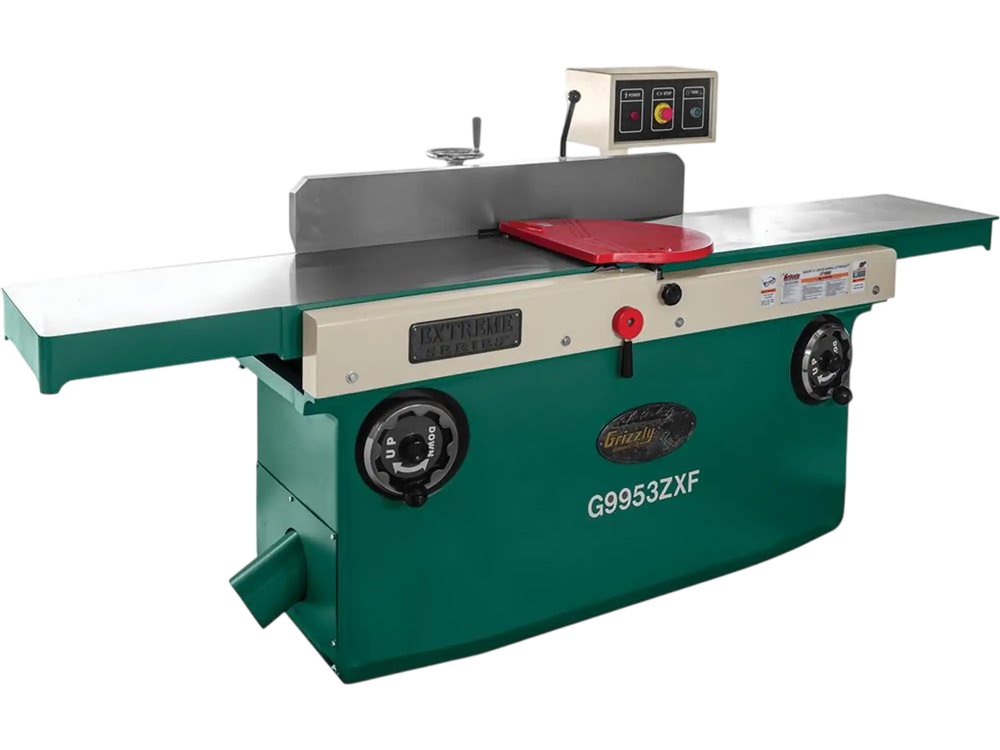Grizzly G9953ZXF - 16" x 99" 3-Phase Z Series Jointer w/ Spiral Cutterhead