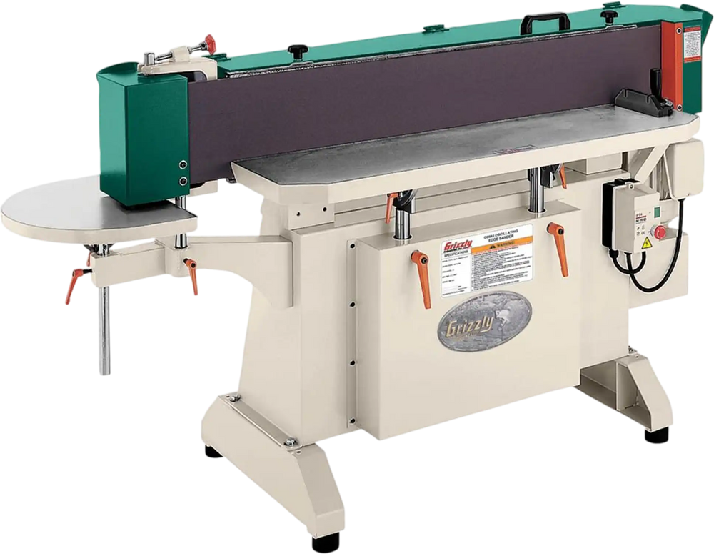 Grizzly G9985 - 9" x 138-1/2" 3-Phase Industrial Oscillating Edge Sander