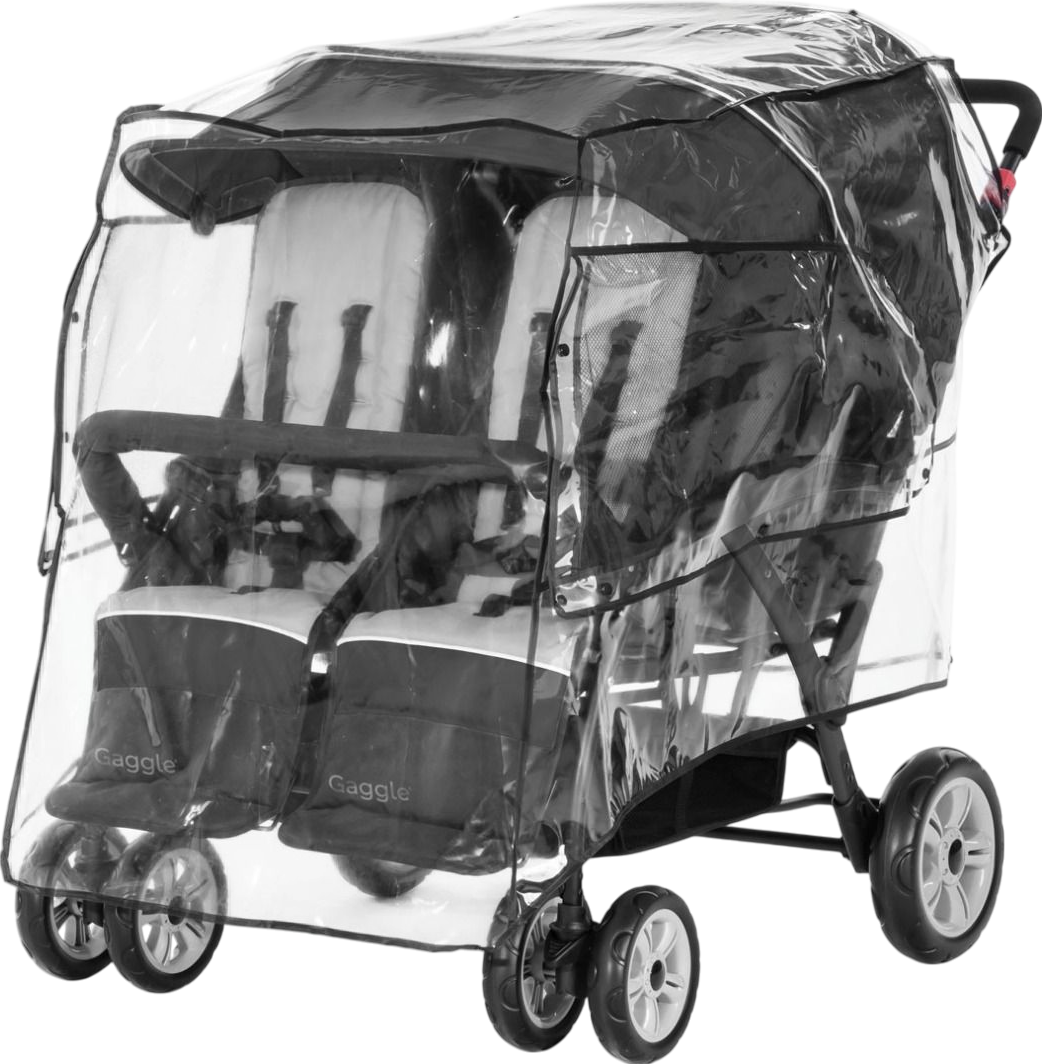 Gaggle Quad Stroller Rain Cover New