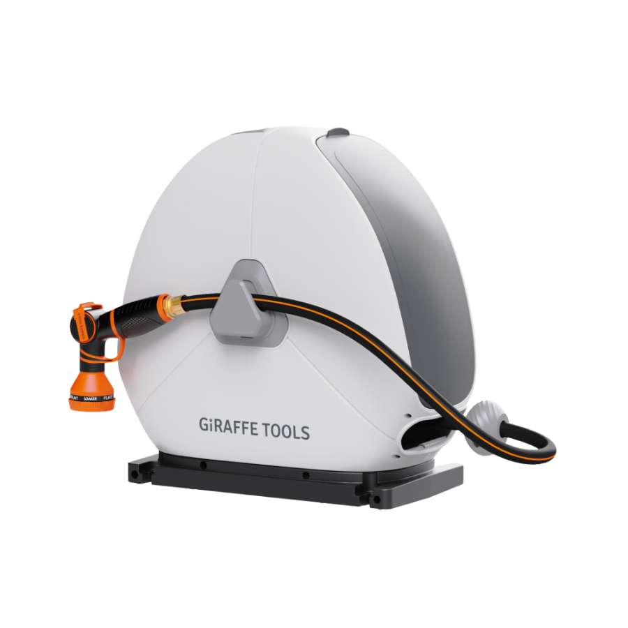 Giraffe Tools Ground-Mounted Retractable Hose Reel New
