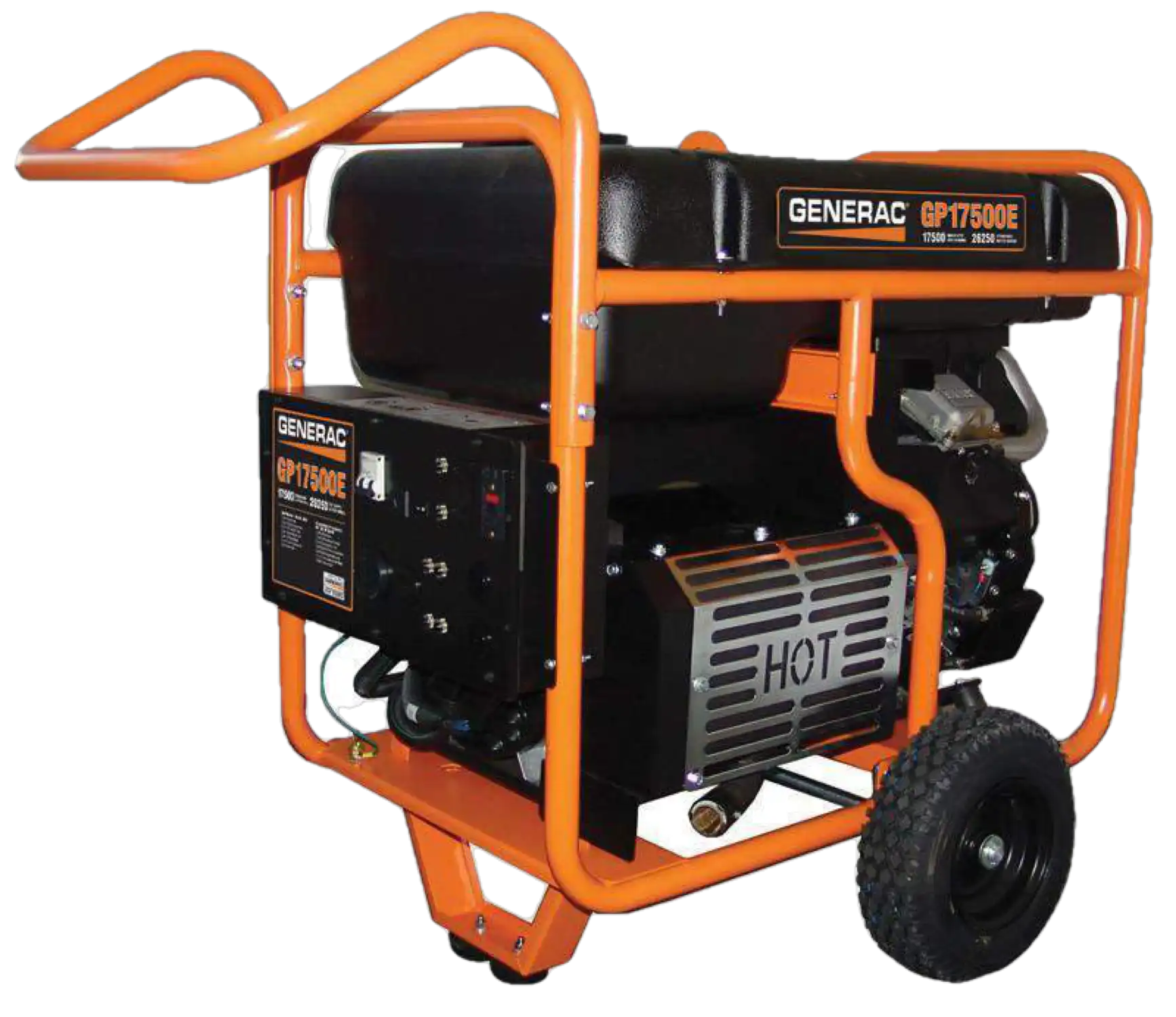 Generac GP17500E 17500W/26250W Gas Generator Electric Start Scratch and Dent