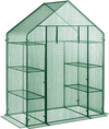 Portable 4 Tier Walk-in Plant Greenhouse with 8 Shelves