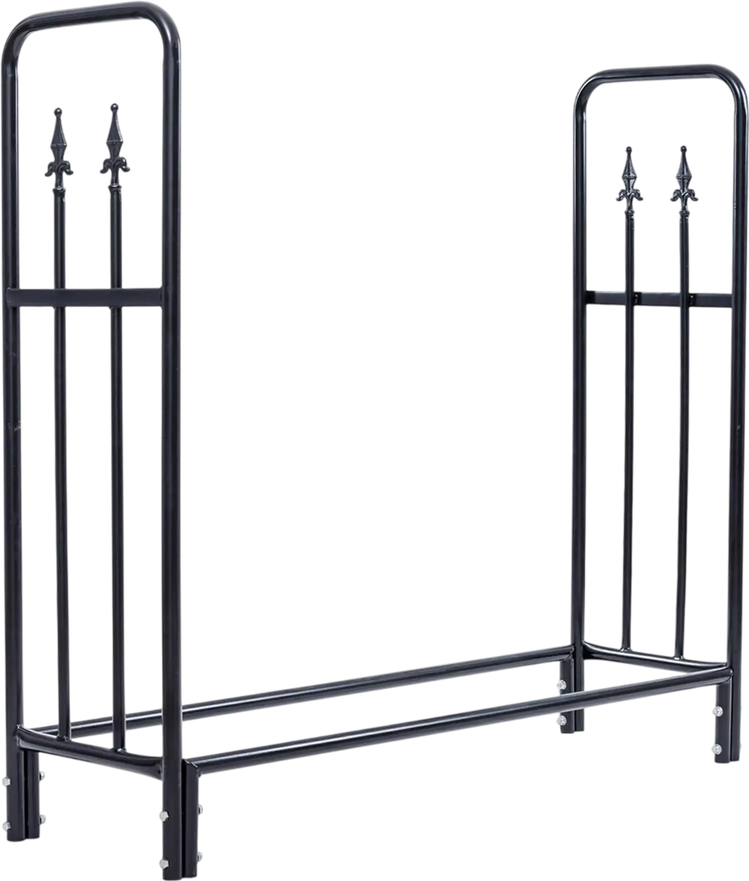 Costway 4' Outdoor Heavy Duty Steel Firewood Rack 57934806 New