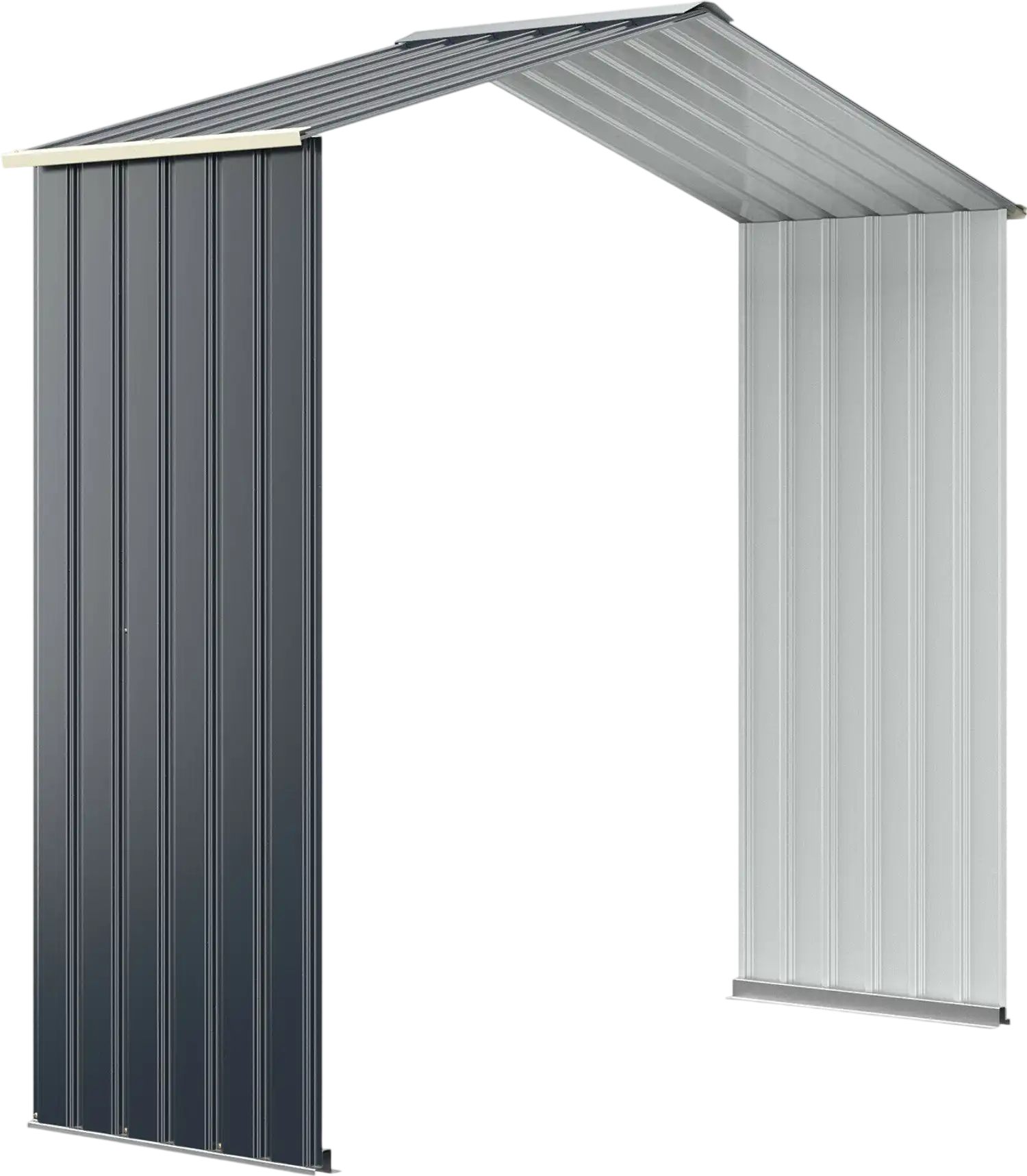 Costway Outdoor Storage Shed Extension Kit for 7'/9.1'/11.2' Width 97461835 New