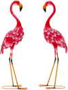2-Piece Flamingo Garden Statue Set