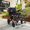 Super Handy GUT166 Foldable Electric Wheelchair Zero Turn 48V 2Ah 250W Dual Motor 4 Mile Range 330 Lbs Max Weight New