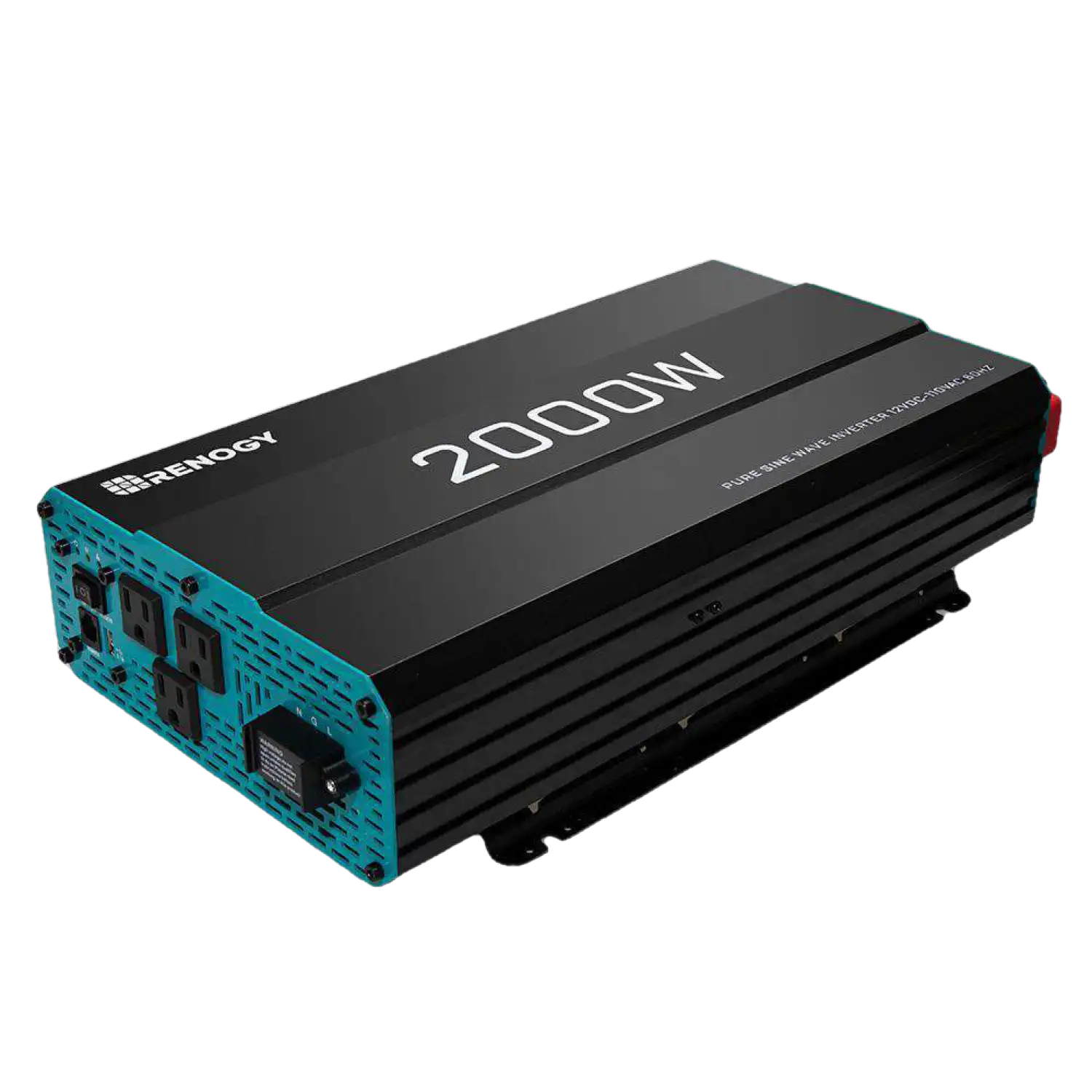 Renogy RNG-INVT-2000-12V-P2 2000W 12V Pure Sine Wave Inverter New