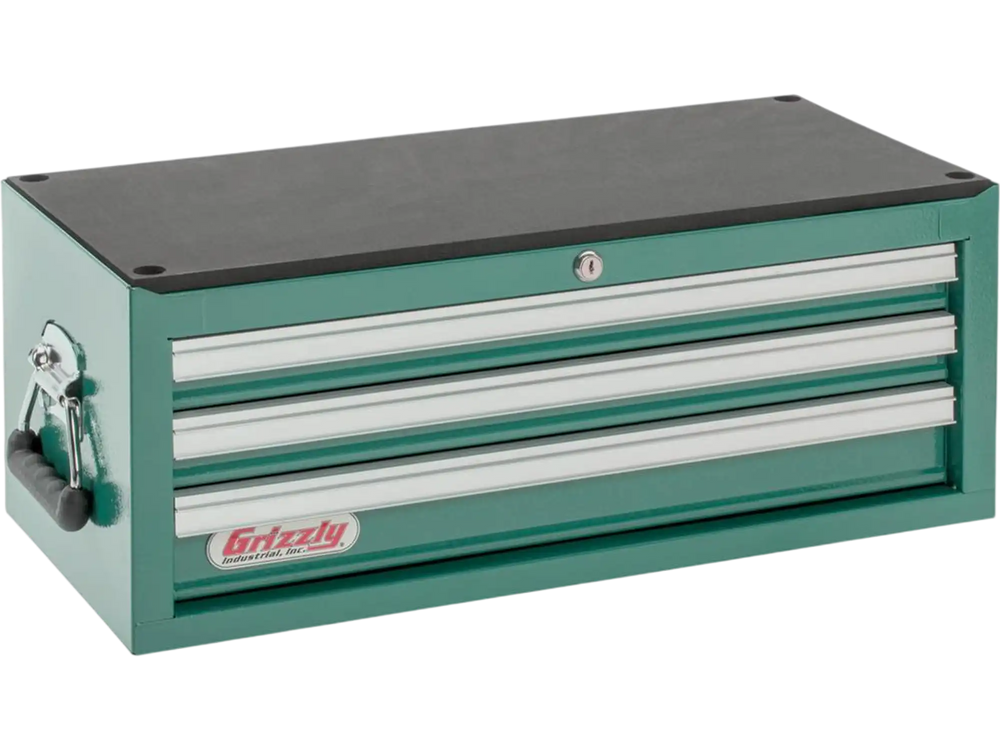 Grizzly H0837 - 3-Drawer Mid-Riser with Ball Bearing Slides