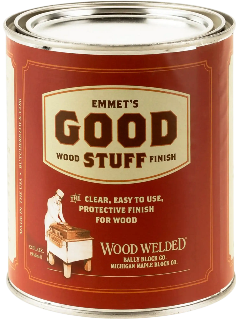 Grizzly H2372 - Good Stuff Wood Finish For Maple Tops, 1 qt.